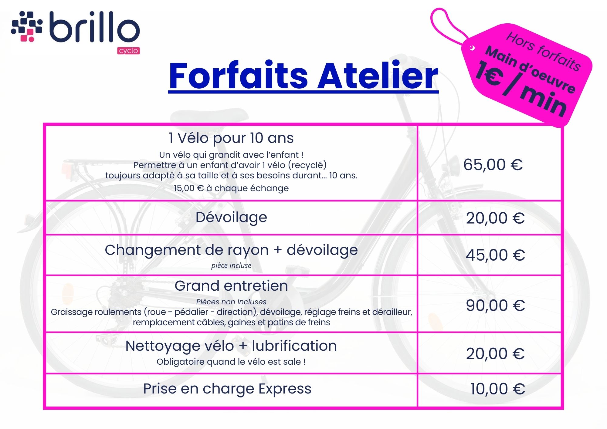 Tarifs atelier 2025 Brillo (2)